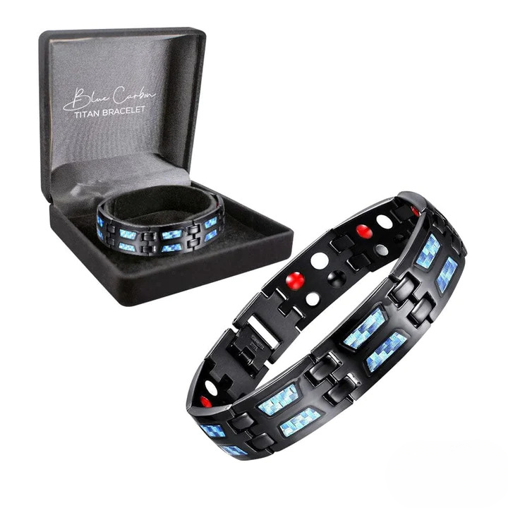 GFOUK™ Modra karbonska TitanBracelet **